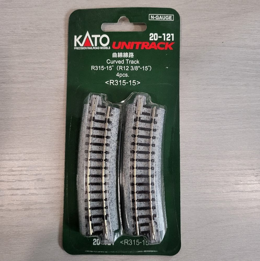Kato N Scale Curved Track R315-15